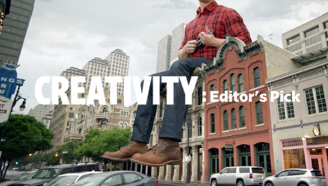 THE BRAWNY GIANT SINGS OF A SAD, WASTED PAPER TOWEL IN AD INTRODUCING ITS QUARTER SHEETS